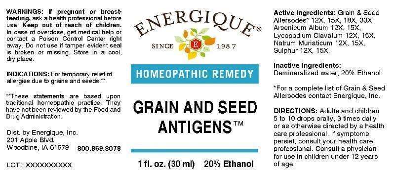 Grain and Seed Antigens